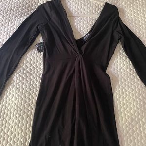 NastyGal Black Dress